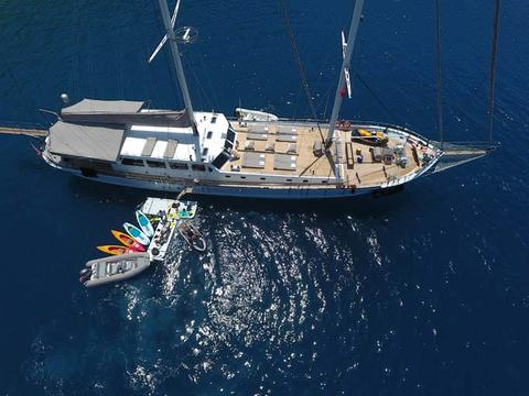 zeilboot Turkish Gulet 38 mt Afbeelding 1